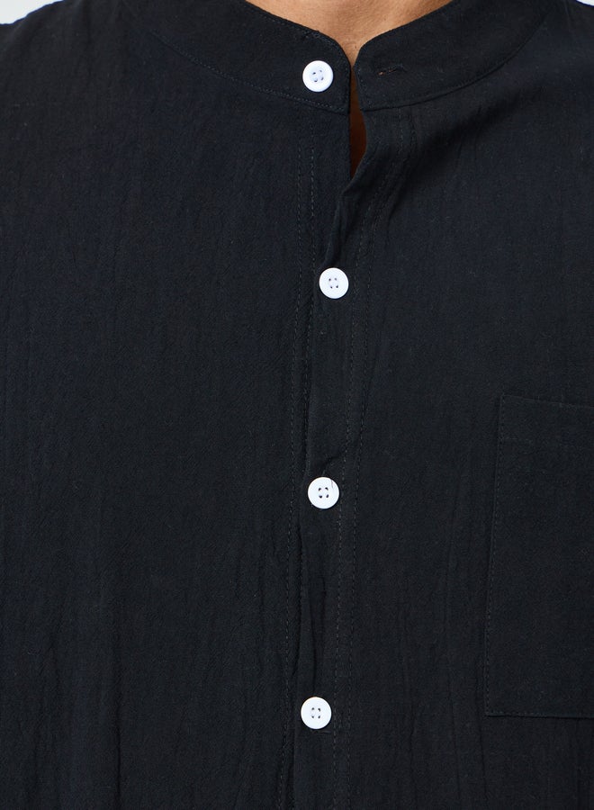 Take Two Men Solid Pocket Detail Shirt and Pants Co-Ords - Image 2